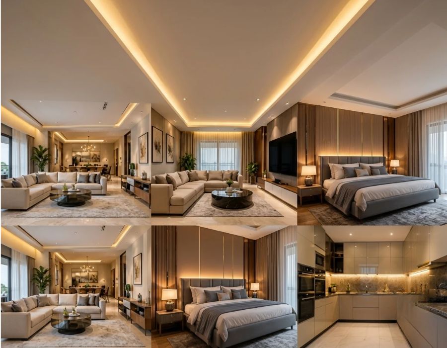 Modern interior design by Zee Venture